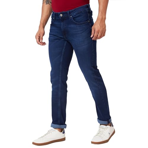 Image of Spykar Men's Rover Regular Fit Mid Rise Casual Jeans