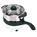 Kuchenka Elektryczna Gorący Kociołek, 2L 12V Wielofunkcyjny Elektryczny Gorący Kociołek ze Stali Nierdzewnej Anti Dry Food Steamer do Samochodu Home Kitchen