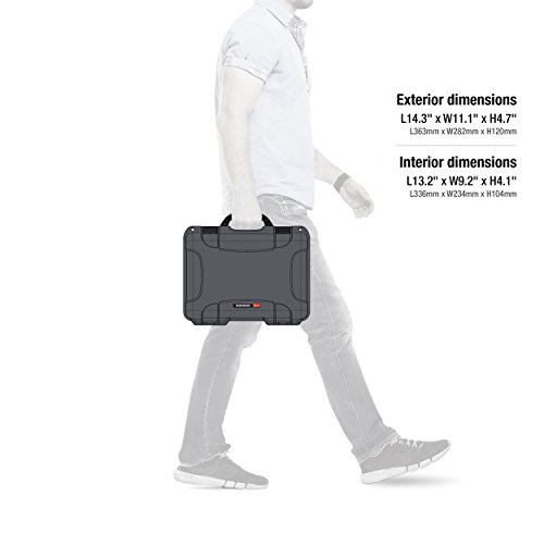 Nanuk 910 Waterproof Hard Case Empty - Graphite #TOP6