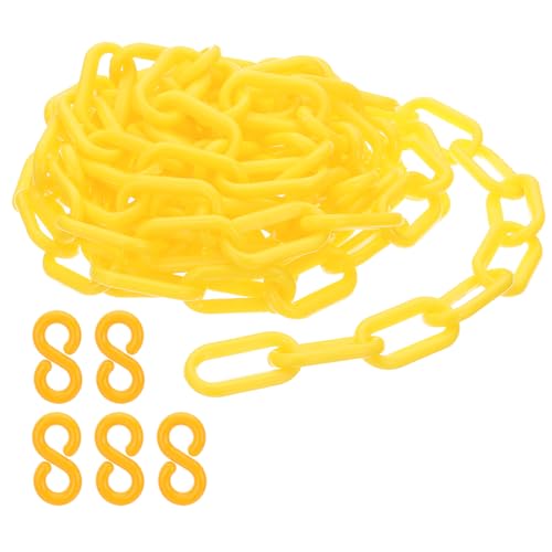 Maillons de chaîne en plastique PATIKIL jaune pour organiser vos files d'attente
