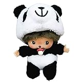 Sekiguchi Monchhichi Fluffy Animal Babicicci Plush Doll Panda