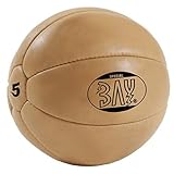 Farbe: BRAUN - Vollball (keine Luftfüllung). Stabile Nähte.