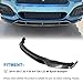 KHK Front Bumper Lip Spoiler for BMW 2015-2017 X3 F25 LCI 2015-2018 X4 F26 M-Sport Model, Carbon Fiber Style ABS Air Dam Front Splitter Body Kit Accessories