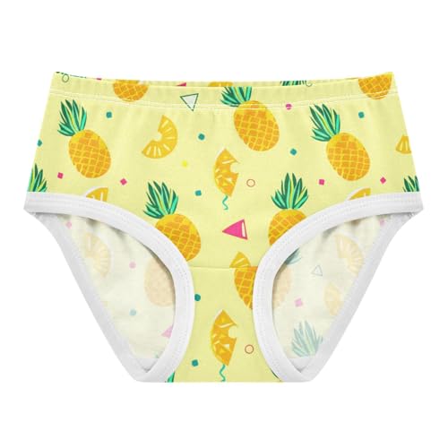 Girls' Underwear Fruit Pineapple Yellow Toddle Brief Panties 2301958