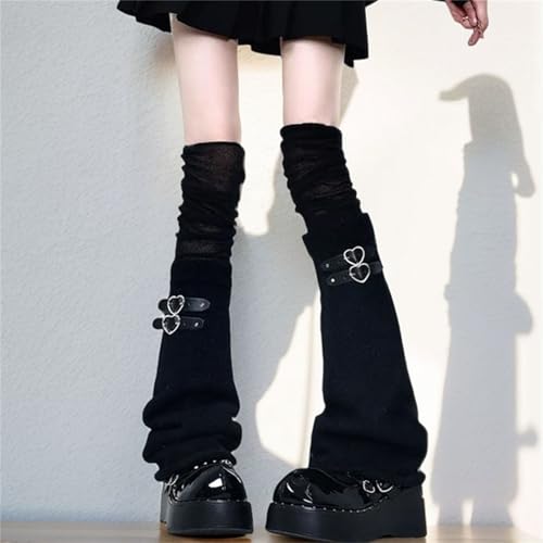 Y2k Harajuku Leg Warmers for Women Japanese Rave Gothic Emo Halloween2
