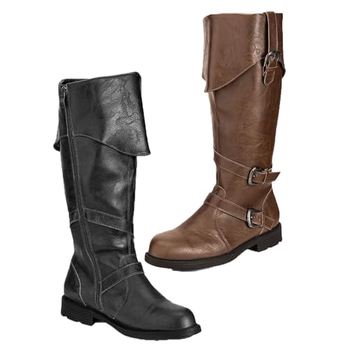 Bottes de chevalier Renaissance mi-mollet pour un costume confortable