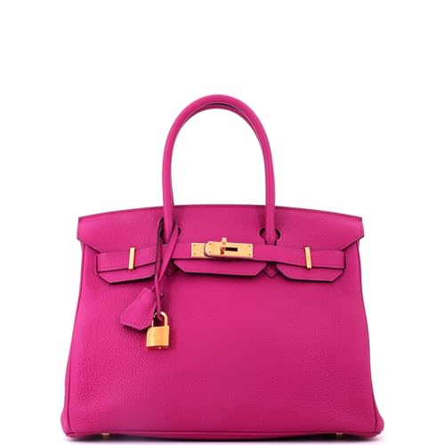 Hermès, Pre-Loved Birkin Handbag Pink Togo with Gold Hardware 30,