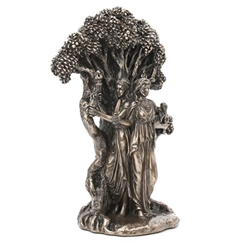 Estatua de Resina Hecate Triple Luna Bronze 7.25" miniatura 2