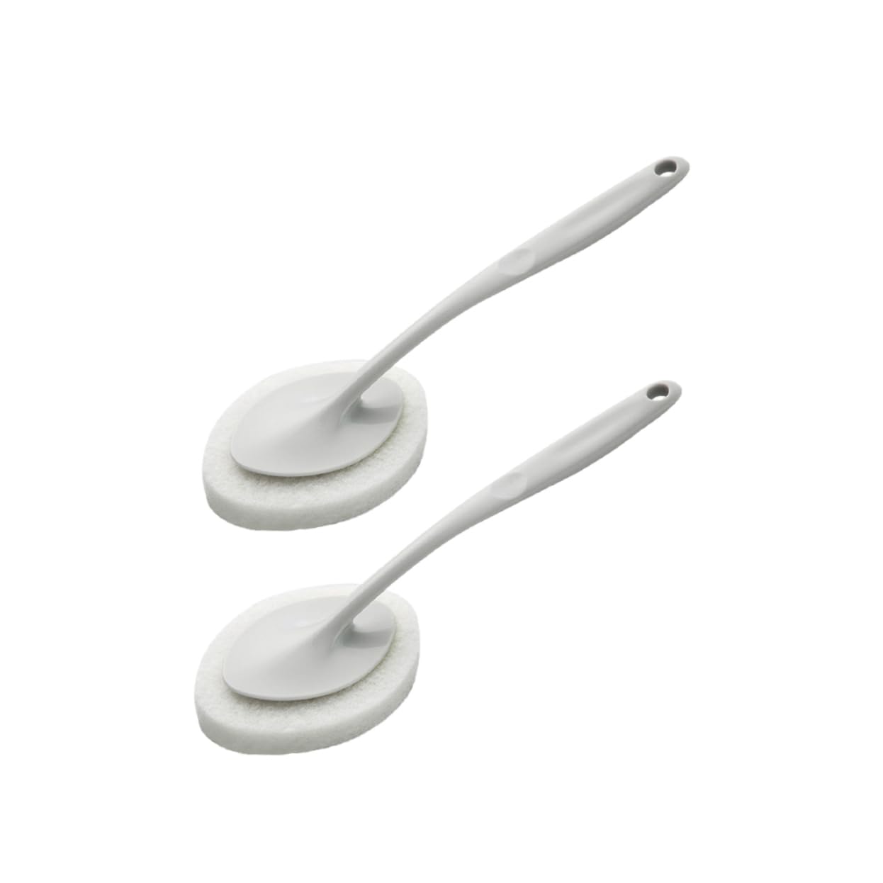 BEBEMOKO Bath Sponge Brush 2 Pack Tub and Tile Cleaner Kitchen Sponge Descaling Brush Durable Material Soft Bristles