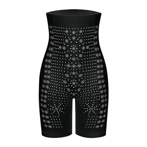 Dinglong Shapewear baicloud Ionic Shapewear bodysuitanaca3 Pantaloncini a vita alta per donne, abbigliamento dimagrante le cosce, tecnologia anaca3, Le Noir, XL