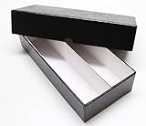 Guardhouse 10 ½' Double Row Heavy Duty Storage Box for 2' Paper and Plastic Coin Holders Black