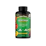 🌱 400% MÁS RENDIMIENTO - GrowthMax Plant Food todo propósito induce una mejor floración y fructificación, resultando en última instancia en un 400% más de rendimiento en buen suelo y condiciones climáticas.