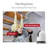 MERCUSYS MC200 kamera do monitoringu wewnątrz 360°, WLAN 2,4 GHz, 1080p, noktowizor, dwukierunkowe audio, rozpoznawanie AI, kompatybilna z Alexa, karta micro SD do 512 GB