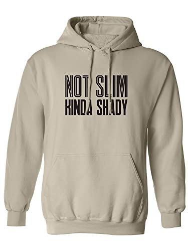 zerogravitee Not Slim Kinda Shady Adult Hooded Sweatshirt