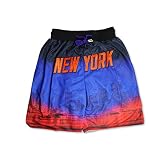 Gippija New York Basketball Shorts Quick Dry Mesh Embroidered with Pockets for Men Women, Fans Sport