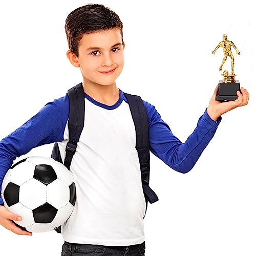 Juvale 12 Pack Small Gold Soccer Trophies For Team Award Ceremonies, Championship Games, Sports Competitions (2.5 X 6 In) #TOP2