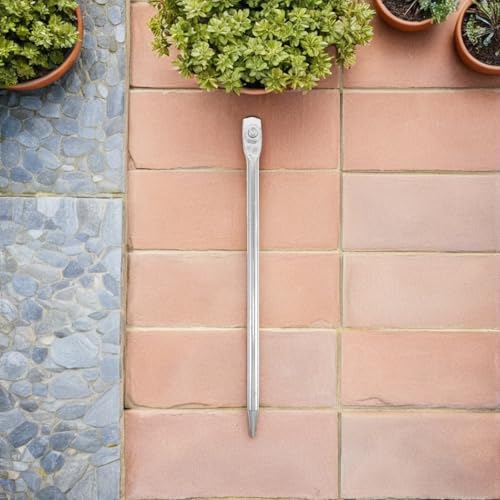 Varilla de tierra galvanizada Mipcase de alta resistencia para protección contra rayos, 2 uds 6