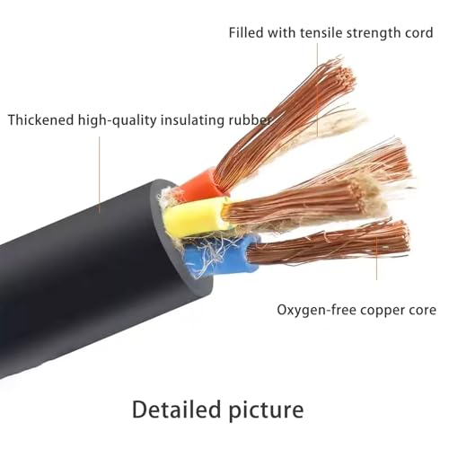 Fil robuste en caoutchouc pour machine mobile | Longueur 100ft de câble YC - 2