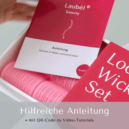 Foto von Lockenwickler Set (44mm): 12 große Lockenwickler, 12 Klammern, Anleitung, Box (hair rollers with clips)