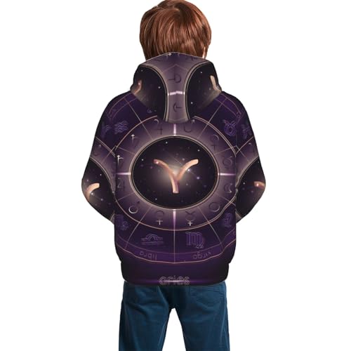 Aries Boy, Girls Sports Shirt Youth Pullover Fashion Hooded Sweatshirt2