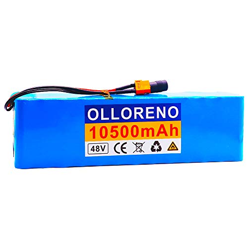 Batteria Ebike 48v 10.5h 13S3P Batteria agli ioni