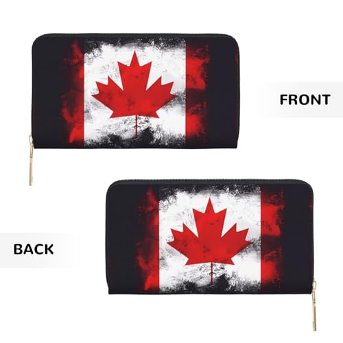 Monedero de mano canadiense moderno versátil largo 2
