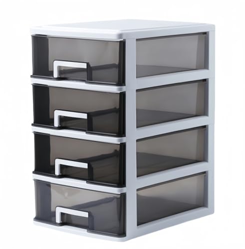 xiesisi �����o�� �������� ���[�P�[�X �v���X�`�b�N �������[�{�b�N�X ���� ��� ���[�� ���ϕi �����p�i ���� �f�X�N���� ���^�[�P�[�X3�w�i25*34*32 cm�j (�u���b�N,4�w�i25*34*42cm))