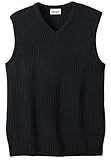 KingSize Men's Big & Tall Shaker Knit V-Neck Sweater Vest