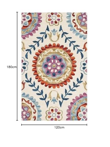 Image of Soft Pure Woolen Modern Collection Tufted Carpet for Living Room,Bedroom'Kitchen and Hall (4 X 6) Feet