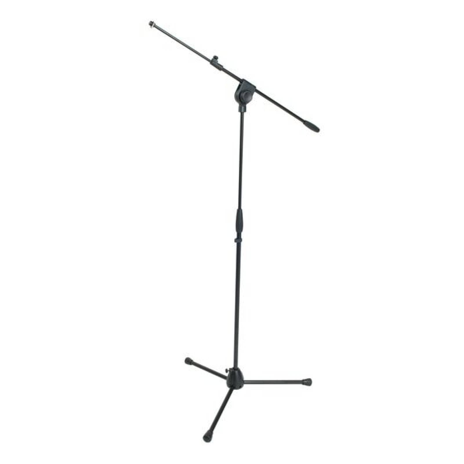 Proel PRO200BK - Asta per Microfono a giraffa telescopica con base tripoide alluminio, Nero Opaco.