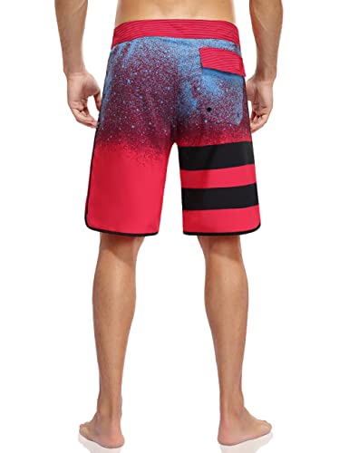 Nonwe Men's Swim Trunks Quick Dry Water Sports Beach Board Shorts with Liner3