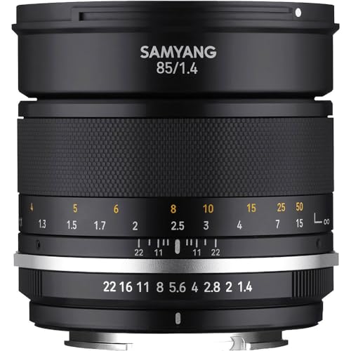 Samyang   Objetivo para cámara, 85 mm F1.4 MK2 Fuji X, Negro