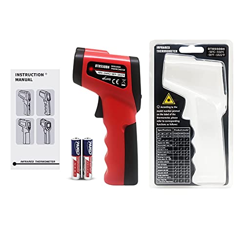 Infrared Thermometer Temperature Gun (NOT for Humans) -58℉~1022℉ (-50℃～550℃) 9-Point Laser Non-Contact Instant-Read Digital Laser Infrared Ir Thermometer with Backlight - Thumbnail 7