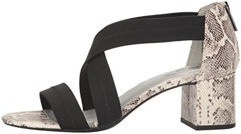 Bandolino Women's Sholto Heeled Sandal, Black/White, 8.5 M US | Image 7