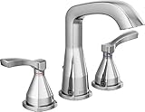 Delta Faucet Stryke Widespread Bathroom Faucet Chrome, Bathroom Faucet 3 Hole, Diamond Seal...