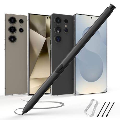 TNRV Galaxy S23/S24/S25 Ultra Pen,Replacement for Samsung Galaxy S22/S23/S24 Ultra Stylus Pen【4096 Pressure Level】 Easy Writing.WITHOUTBluetooth(Black)