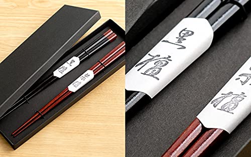 Amazon | 伝統本舗 夫婦箸 紫檀(シタン) 黒檀(コクタン) ペア 名入れ