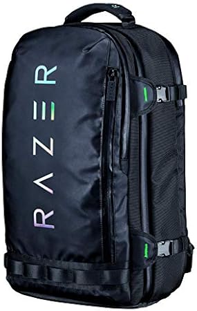 Razer Rogue Backpack V3 17inch - Chromatic Edition ゲーミング バックパック 大容量 17インチノートPC収納 防水加工 耐摩耗 ホログラフィックロゴ 【日本正規代理店保証品】 RC81-03650116-0000