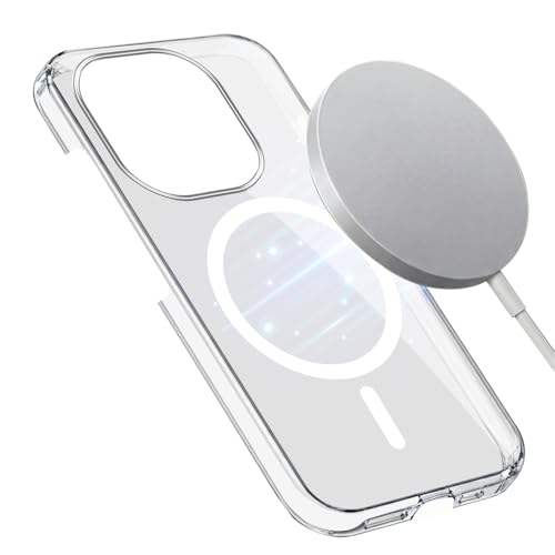 Image of Jkobi Lifetime Anti-Yellow MagSafe Compatible Clear Back Cover Case for Vivo T3 Pro (Sleek Hard Crystal | Shockproof and Camera Protection)