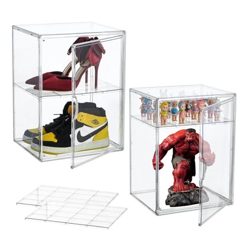 Vitrinas Para Colecciones Vitrina Cristal Expositora Metacrilato, Caja De Exhibición De Acrílico Transparente, Vitrina De Muñecas Con Puerta Para Figuras Coleccionables 36 28 25cm 2pc Vitrinas Para Colecciones Vitrina Cristal Expositora Metacrilato, Caja De Exhibición De Acrílico Transparente, Vitrina De Muñecas Con Puerta Para Figuras Coleccionables 36 28 25cm 2pc