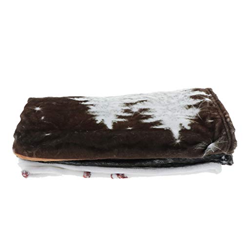 Cobertores de sofá e cama LOVIVER 3D Christmas Luxurious Throws de lã macia 80 x 150 cm, 4#