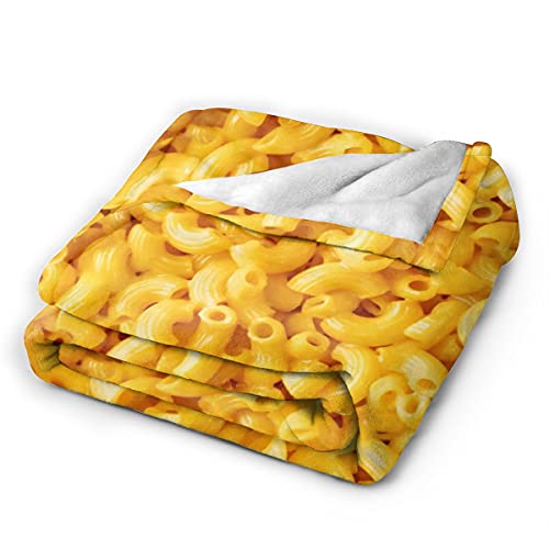 Macaroni And Cheese Blanket ,Fleece Throw Blanket Super Soft Warm Therma Plush Bed Couch Living Room #TOP1
