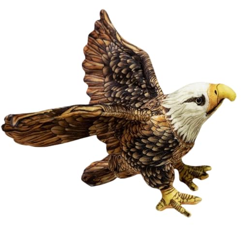 Image of Tickles Bald Eagle Soft Stuffed Plush Bird Toy for Kids Boys & Girls Birthday Gift (Color: Multicolor Size: 50 cm)