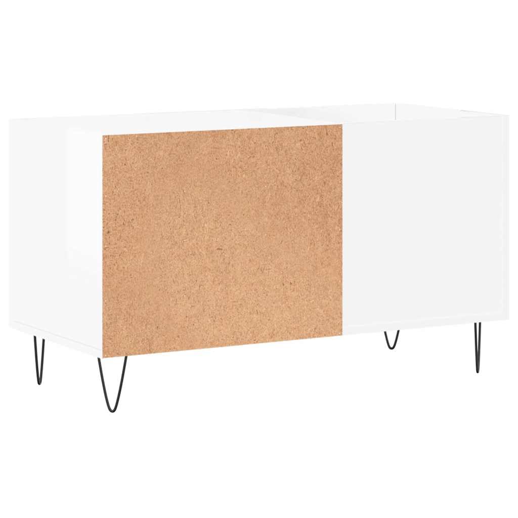 Mangloder - Armadietto per dischi in legno e ferro, 85 x 38 x 48 cm, con spazio per dischi in vinile, giradischi, TV Board, Lowboard, rack Hi-Fi, mobile multimediale, soggiorno
