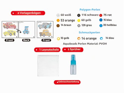 Aquabeads Epoch Traumwiesen 30218 Cars 3 Figurenset Bastelset für Kinder – Ansicht 2