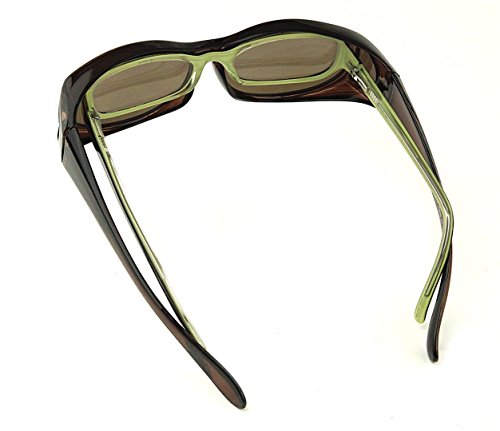 Image of LensCovers Polarized Wraparound Sunglasses | Wear Over Sunglasses | Fitover for Glasses