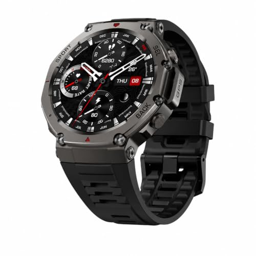 Reloj inteligente Sekoda con GPS integrado y monitor de bienestar color negro para multideporte