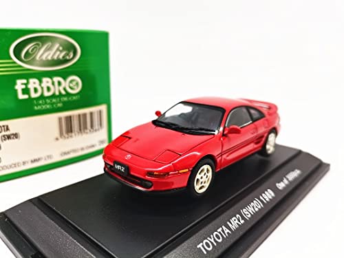 ミニカー MR2 Amazon | エブロ 1/43 ミニカー MR2 SW20 1989 | ミニカー・ダイ