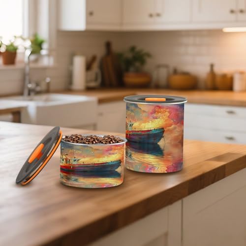 Contenedor hermético para café de acero inoxidable 17oz miniatura 7