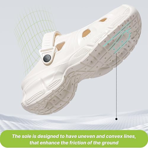 Image of Kraasa The Cyberpunk Extra Soft Men's Casual Sports Clogs /Sandals with Adjustable Back Strap for Adult | Men's Lightweight Anti Skid| Waterproof & Everyday Use Mules for Gents /Boys